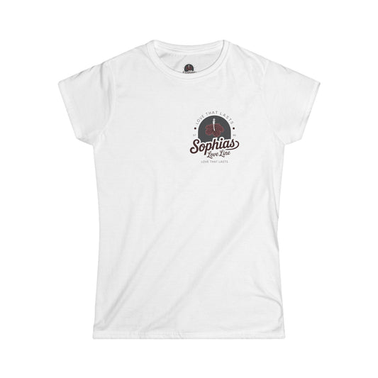 Sophia's Love Line Softstyle Tee - Comfortable Women's T-Shirt with Inspiring Message